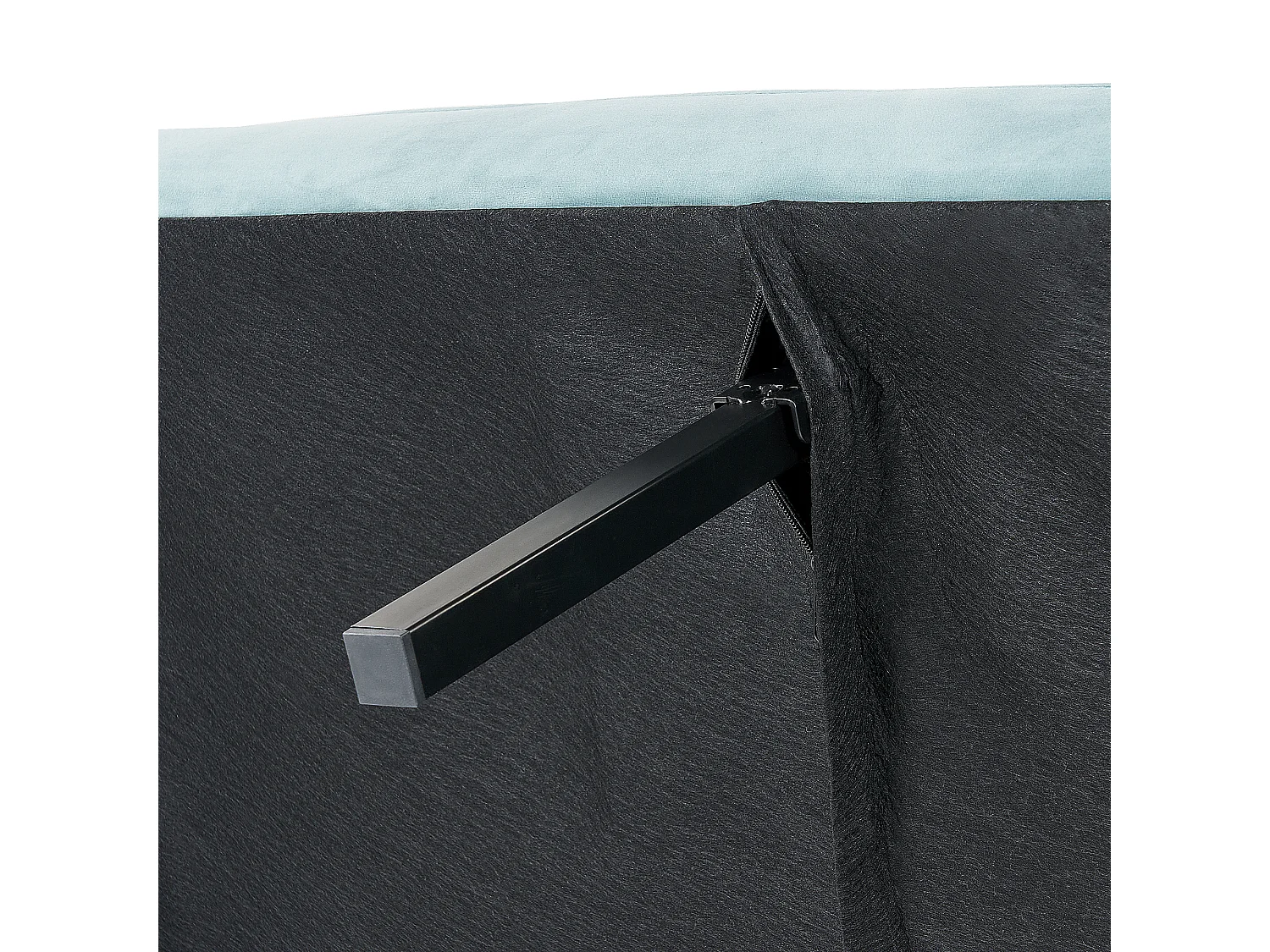 Canapé-lit 3 places VIMMERBY Velours Bleu clair