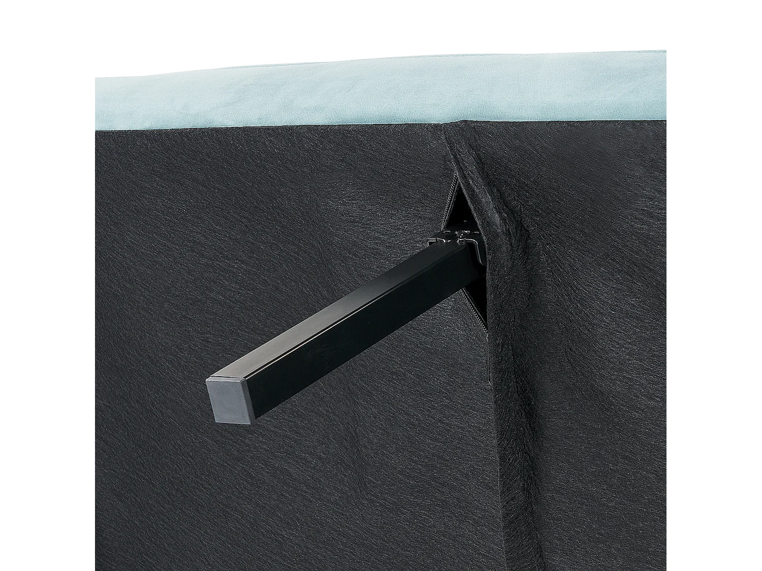 Canapé-lit 3 places VIMMERBY Velours Bleu clair