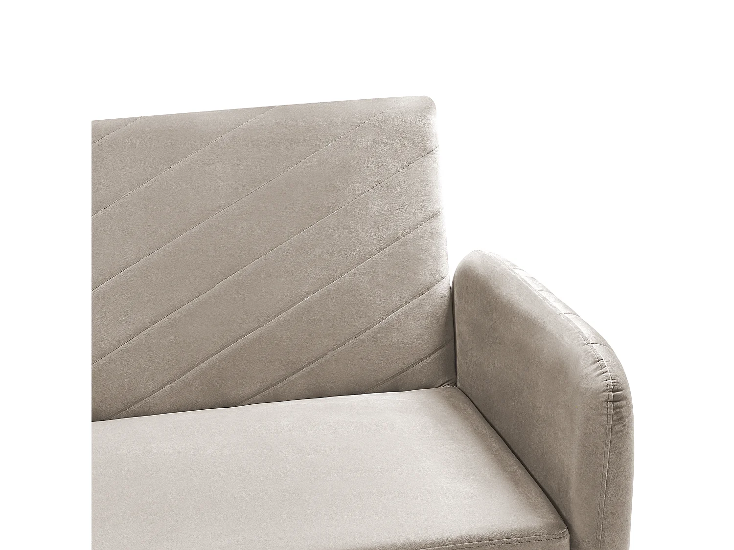 Canapé-lit SENJA Taupe Velours