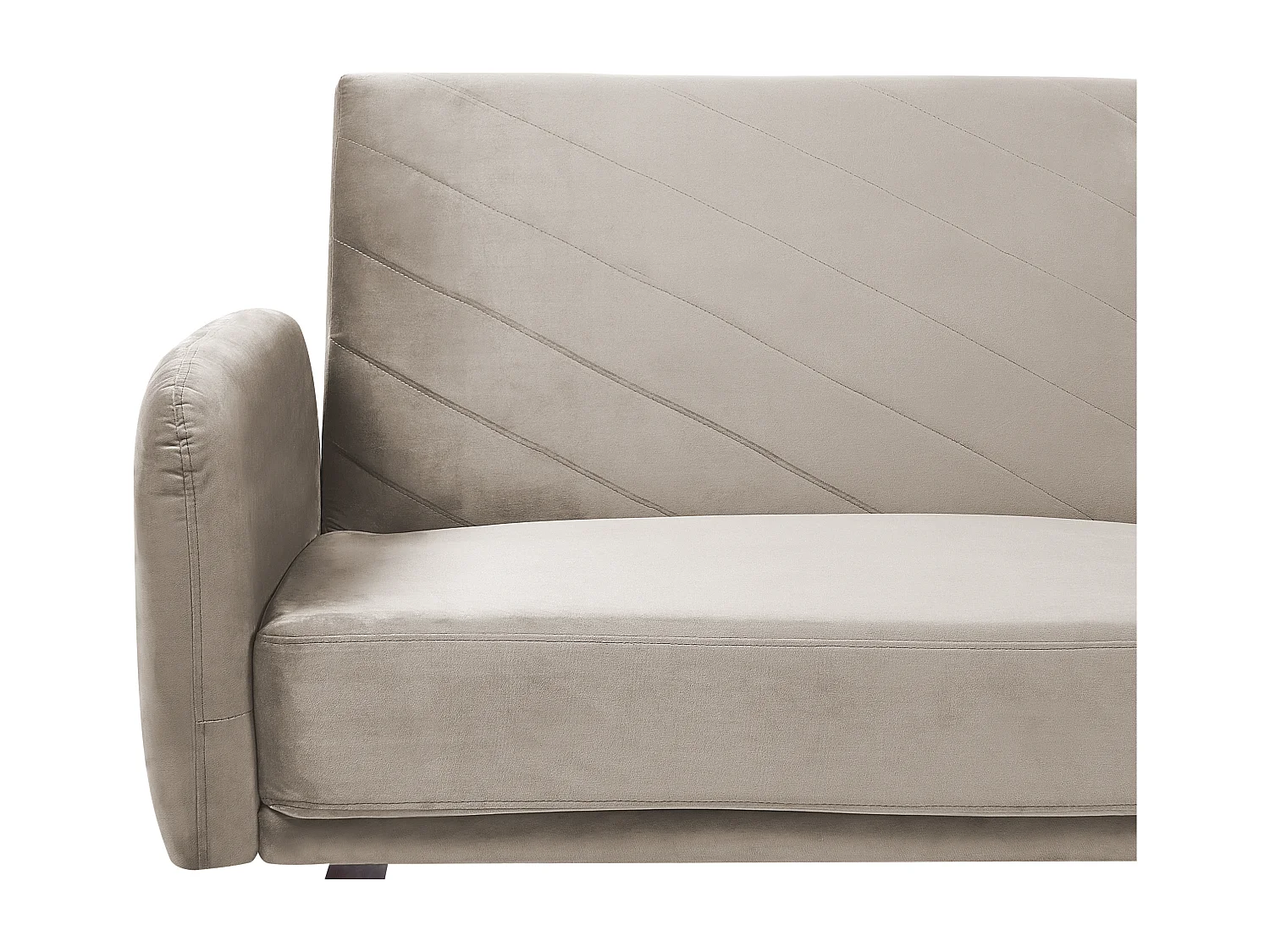 Canapé-lit SENJA Taupe Velours