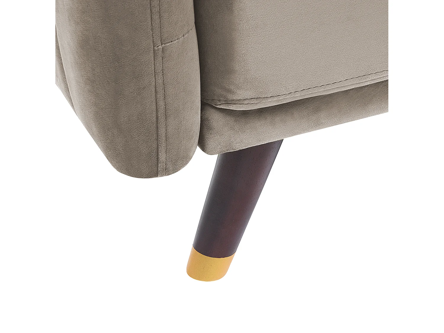 Canapé-lit SENJA Taupe Velours