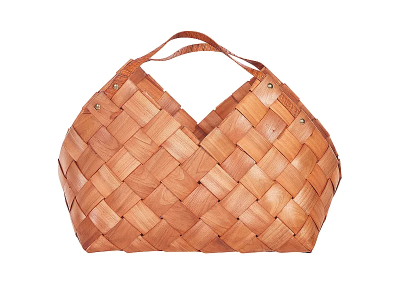 Panier QARA Bois de sapin Marron