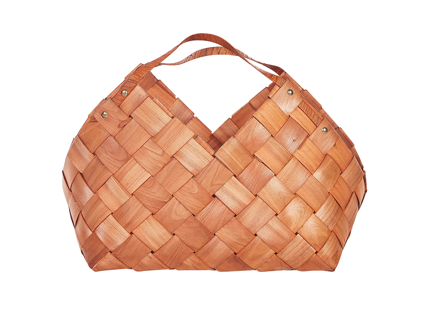 Panier QARA Bois de sapin Marron