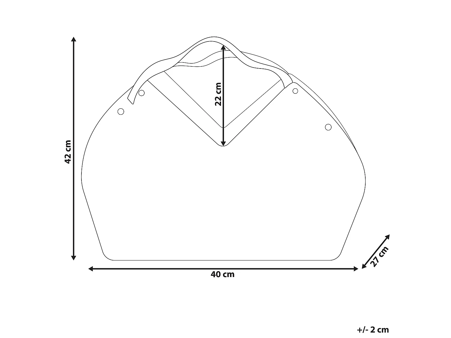 Panier QARA Bois de sapin Marron