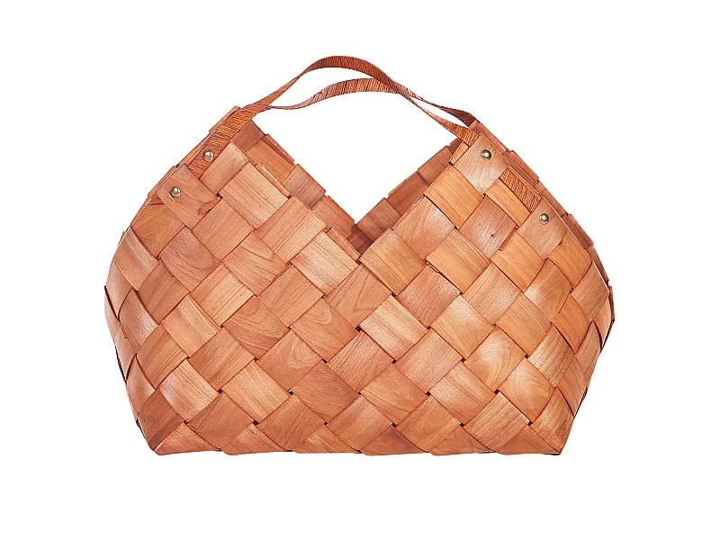 Panier QARA Bois de sapin Marron