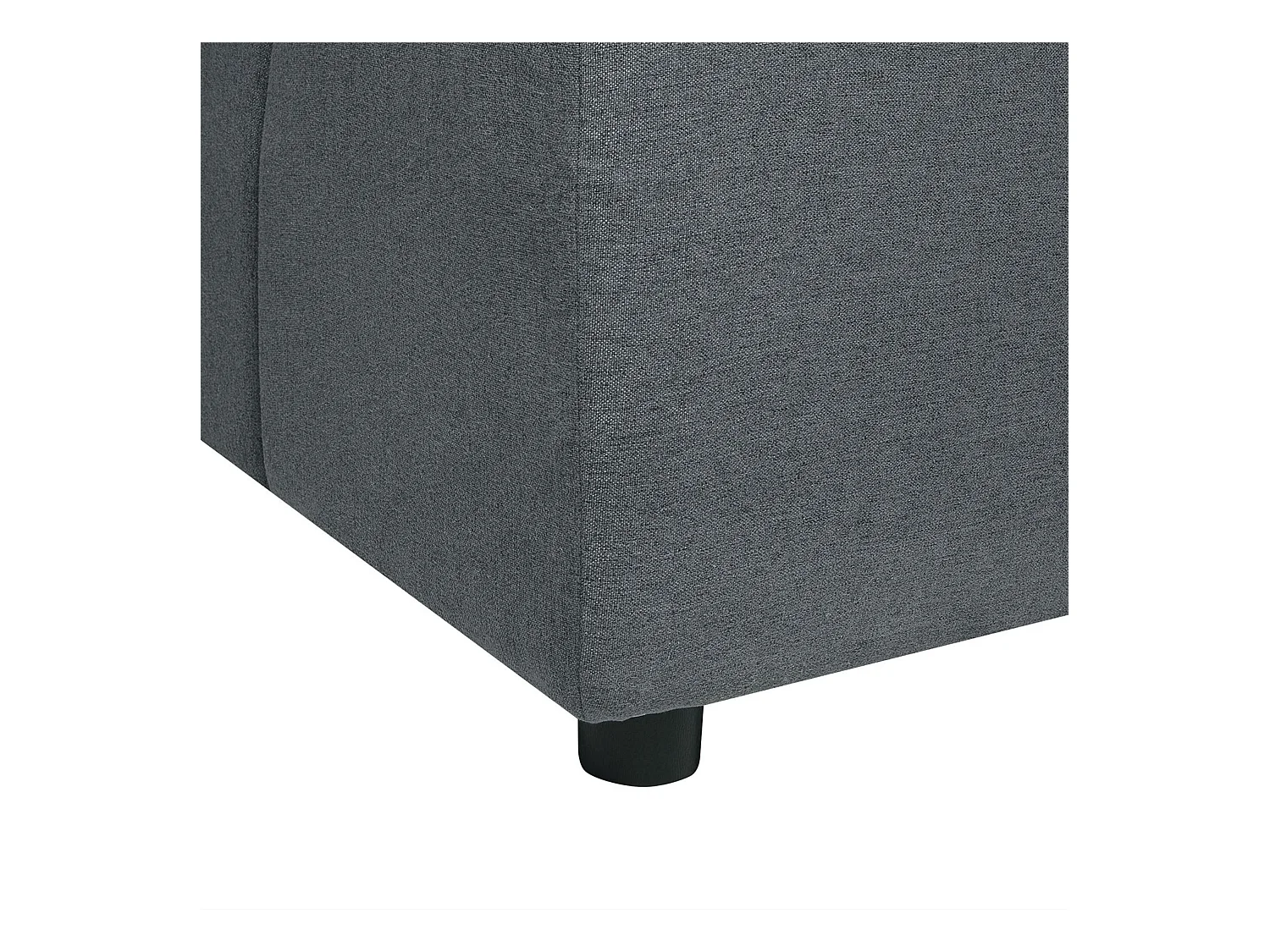 Hoekbank TOMRA Stof Grafietgrijs 4-zitter Rechterzijde