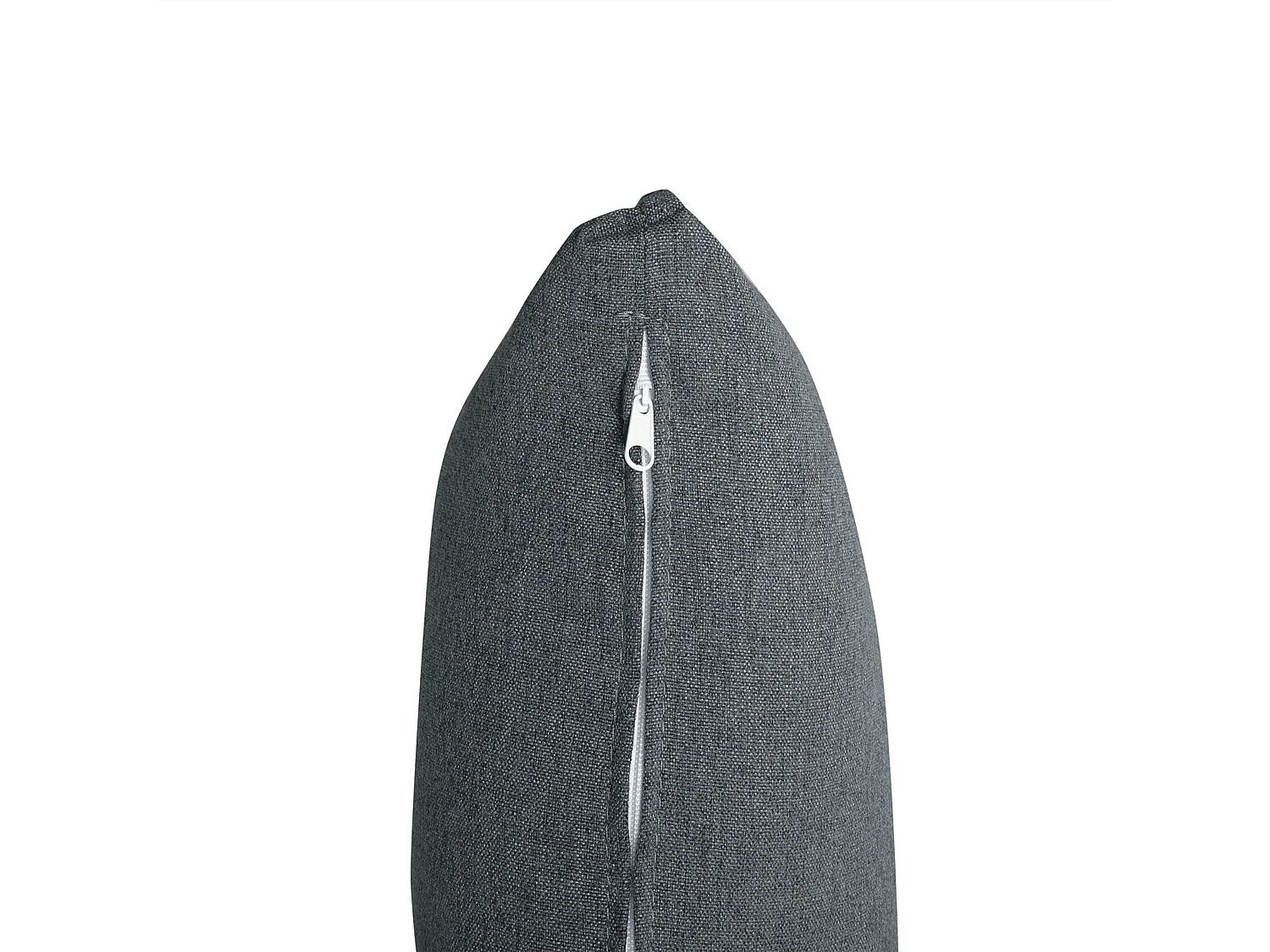 4-Sitzer Ecksofa mit Chaiselongue rechts grau L-Form viele Kissen Modern Tomra