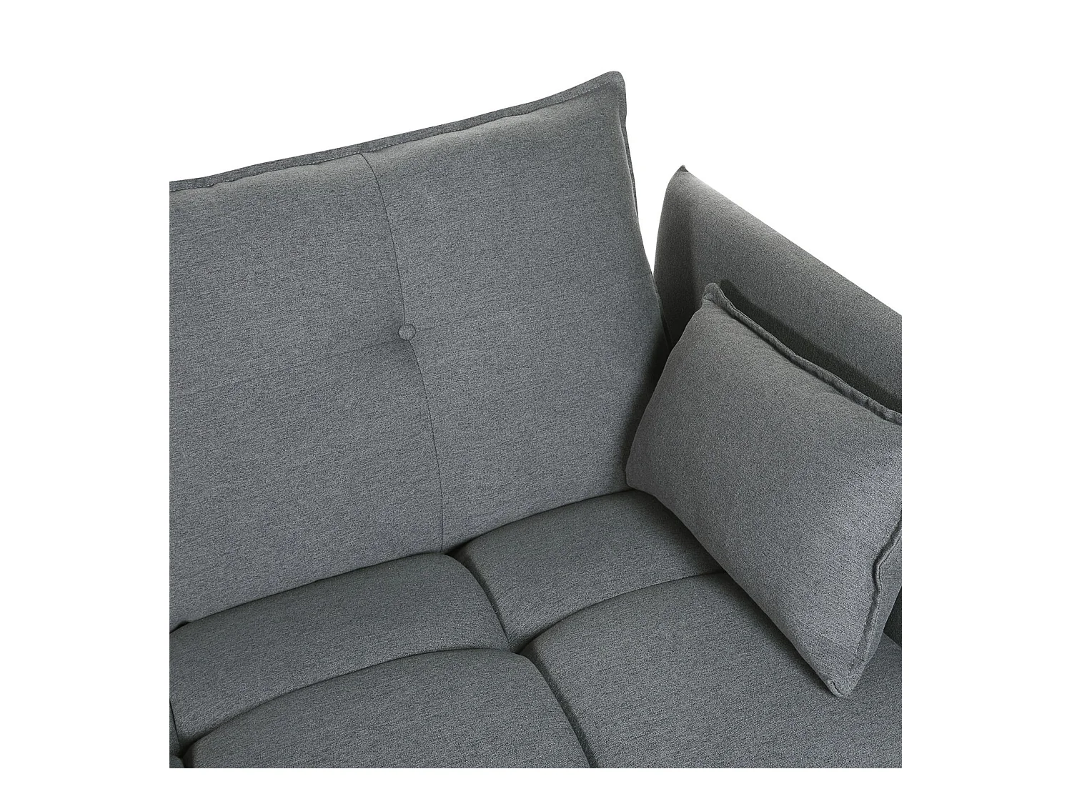 Hoekbank TOMRA Stof Donkergrijs 4-zitter Rechterzijde