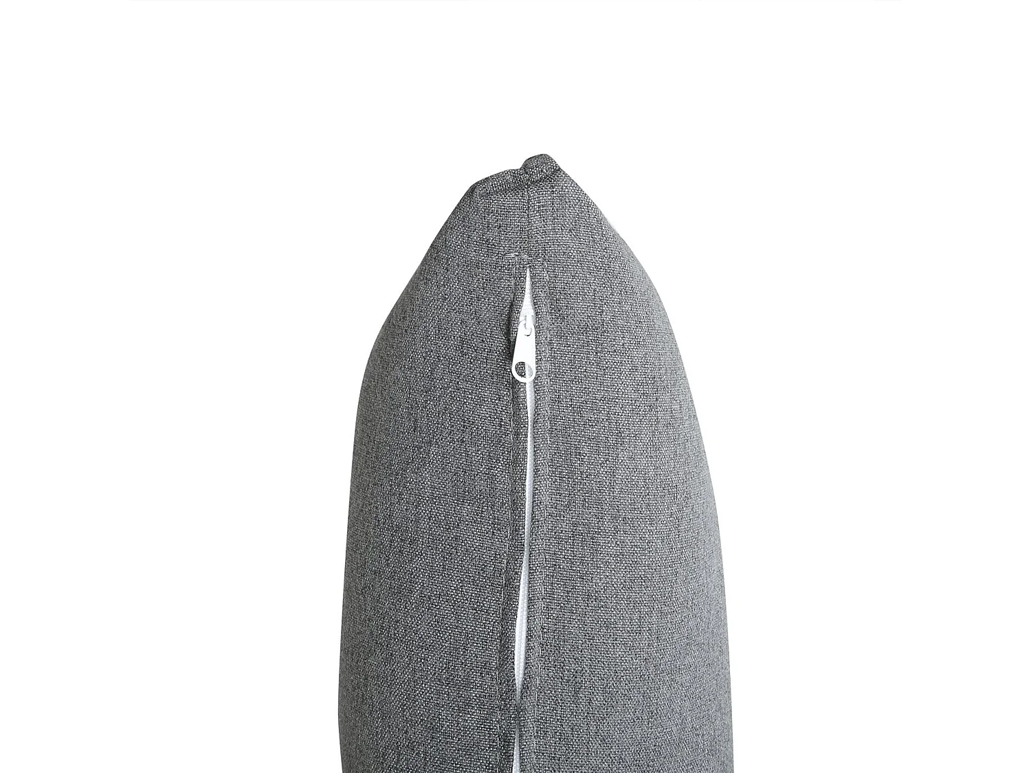 Canapé d'Angle droit avec Coussins Dossier en Tissu Polyester Gris Foncé Tomra