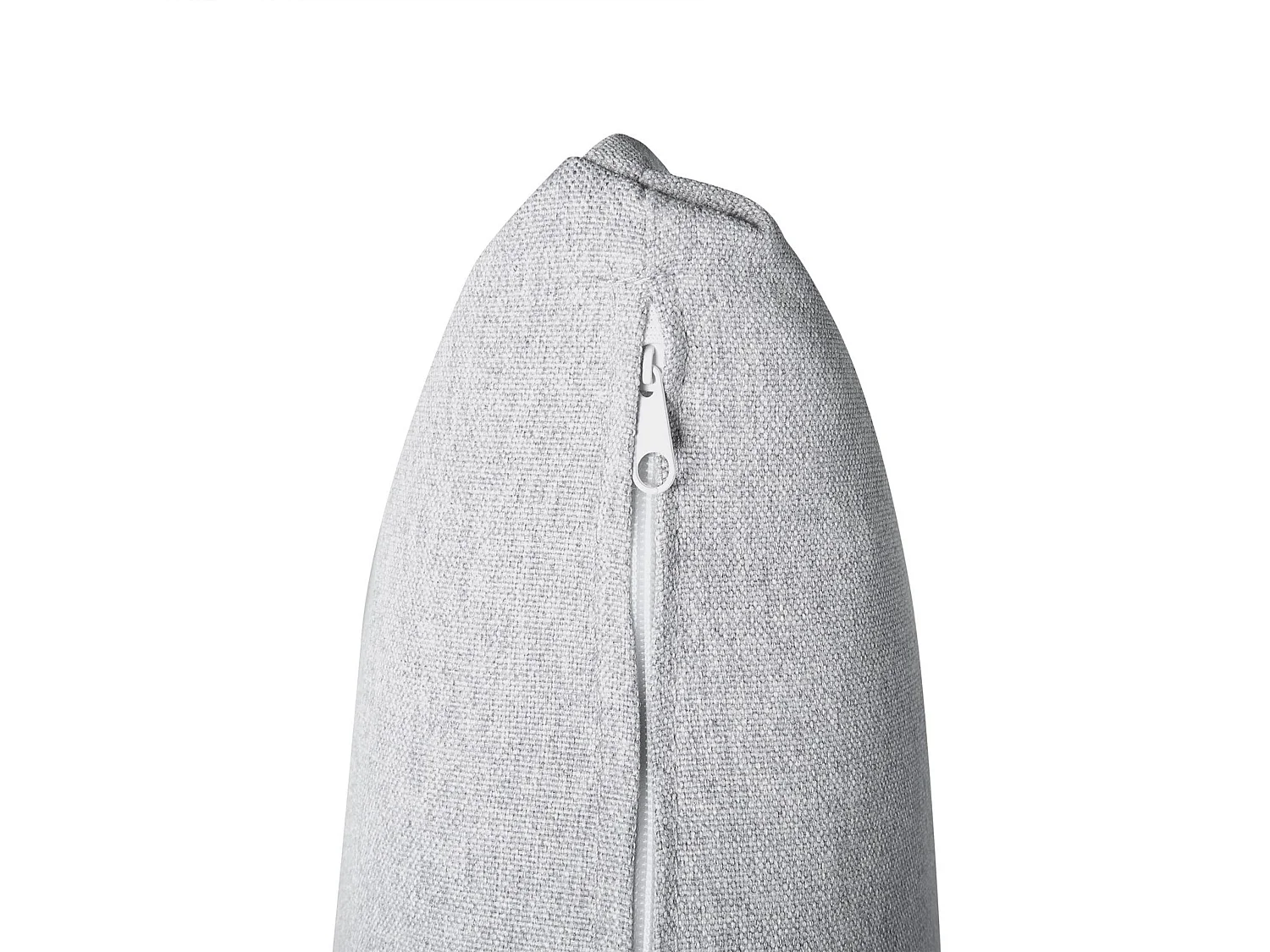 Ecksofa TOMRA Stoff Hellgrau 4-Sitzer rechtsseitig