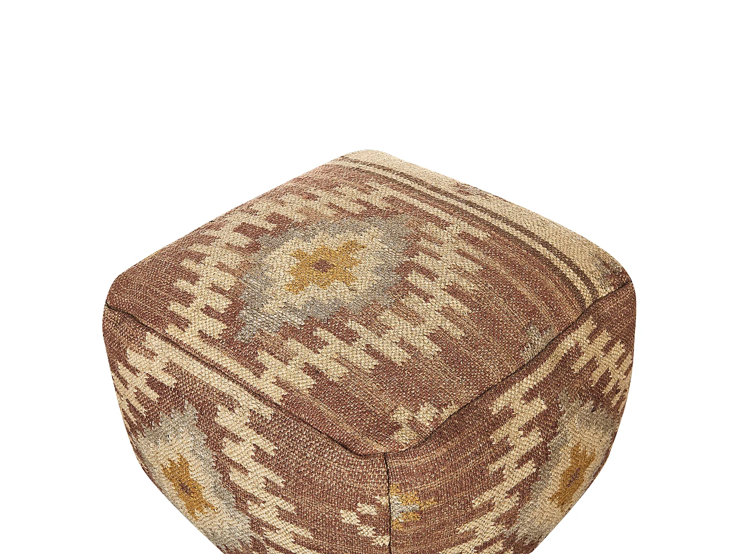 Poef BEEL Jute Multicolor 50 cm 50 cm 30 cm