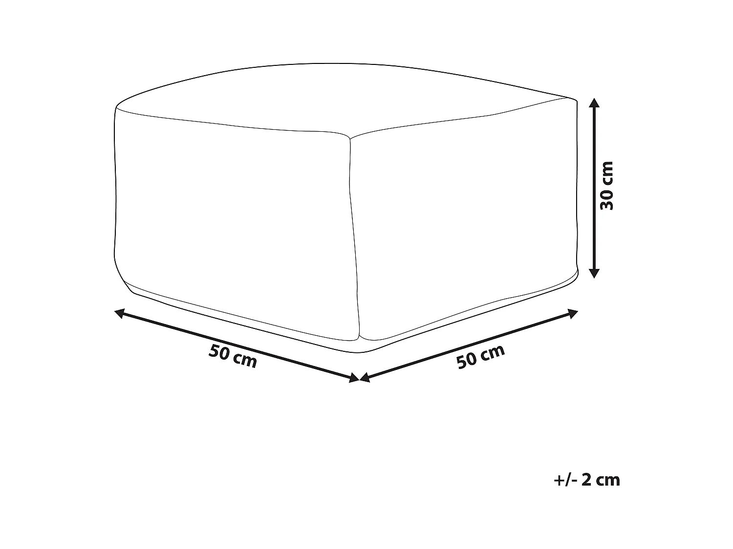 Pouf MAGURI Jute Multicolore