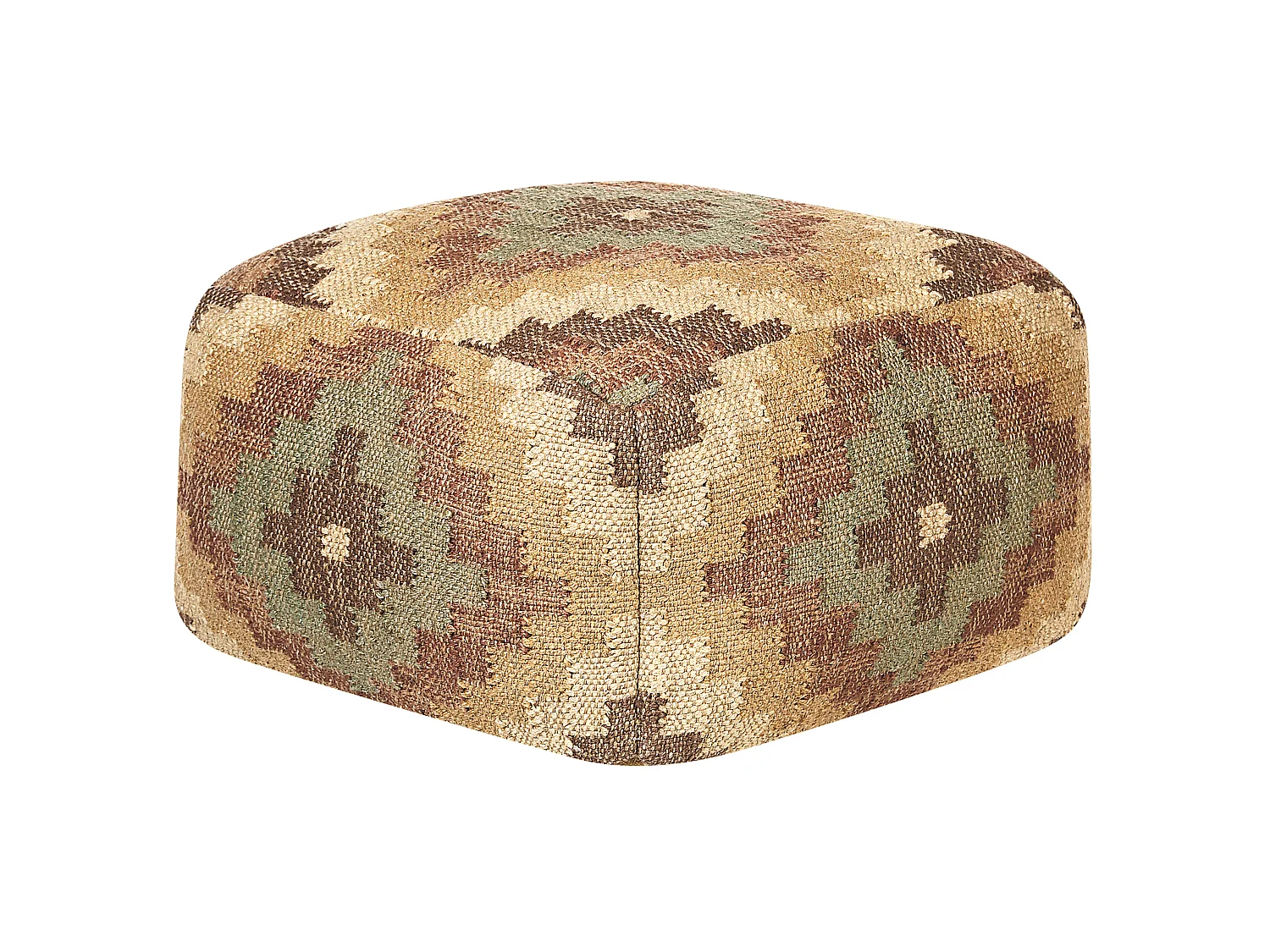Pouf MAGURI Jute Bunt 50 cm 50 cm 30 cm