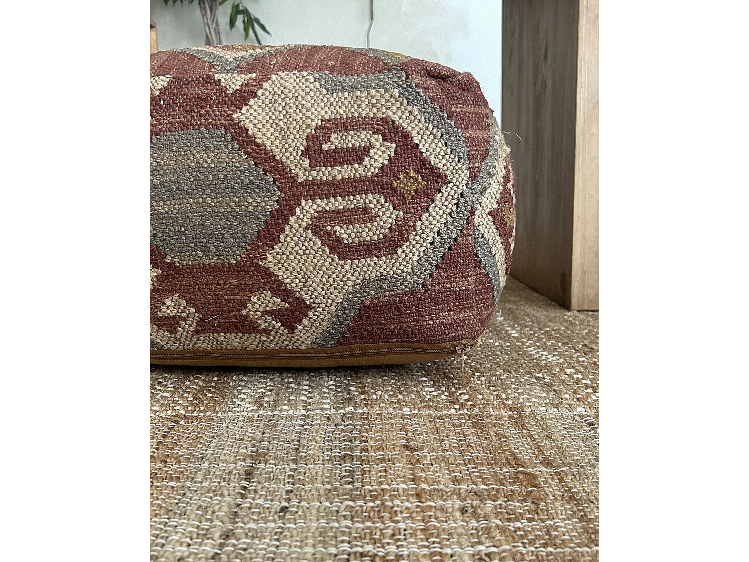 Puf URPAD Yute Multicolor 50 cm 50 cm 30 cm
