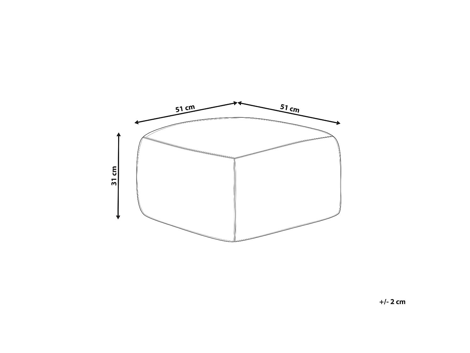 Pouf URPAD Jute Multicolore