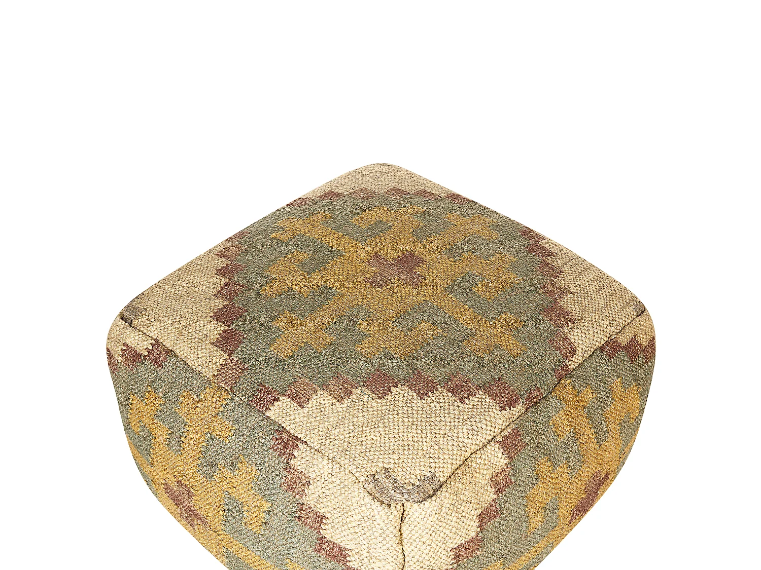 Pouf SARON Jute Multicolore 50 cm 50 cm 30 cm