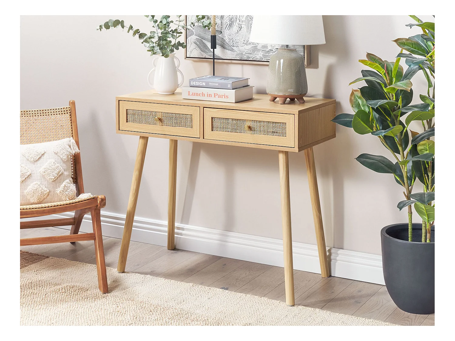 Console ODELL Marron clair