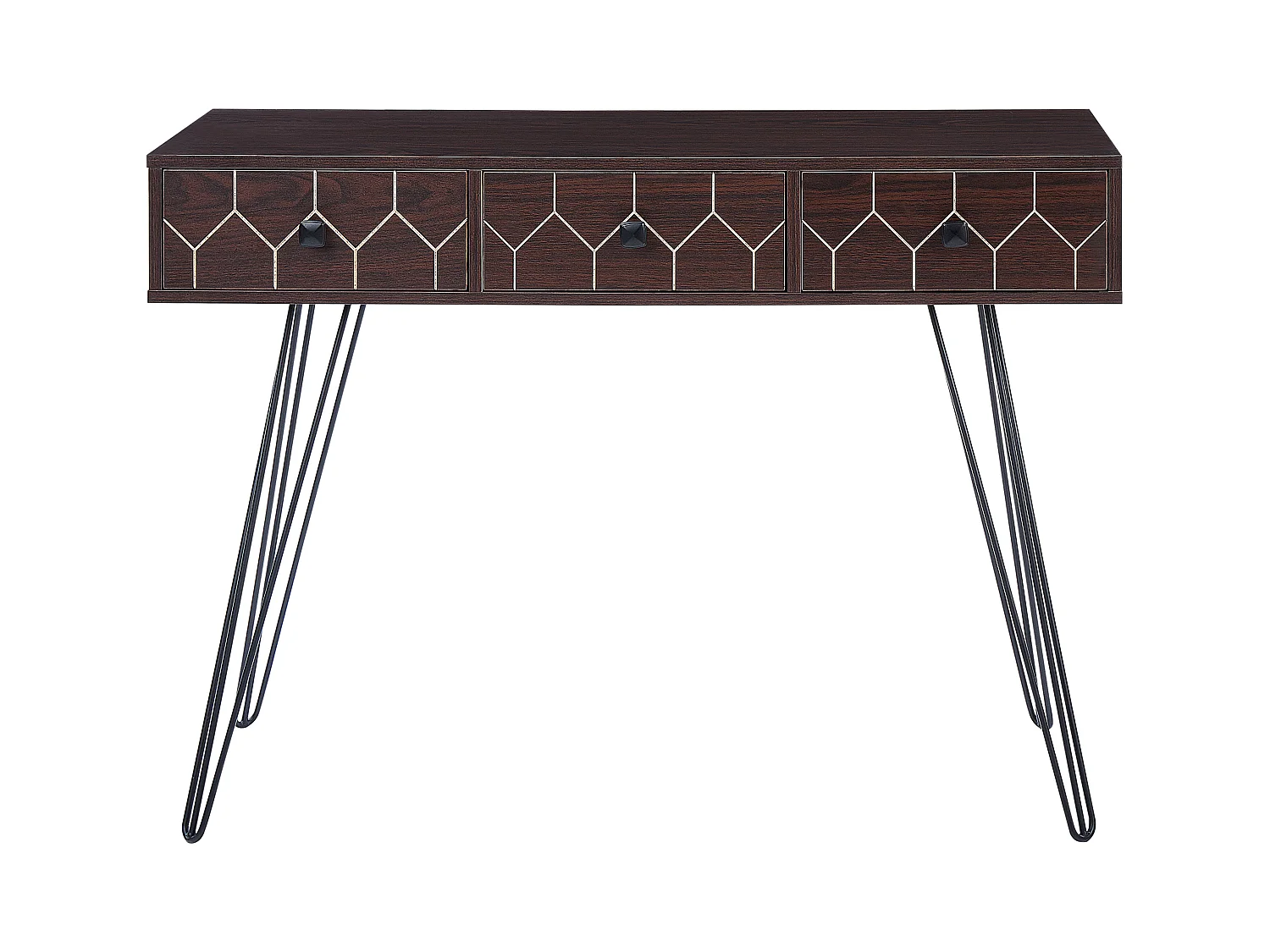 Consola MALSALA Marrón oscuro