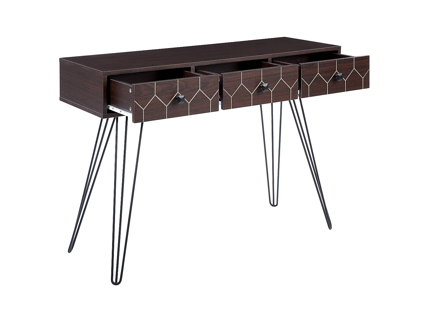 Consola MALSALA Marrón oscuro