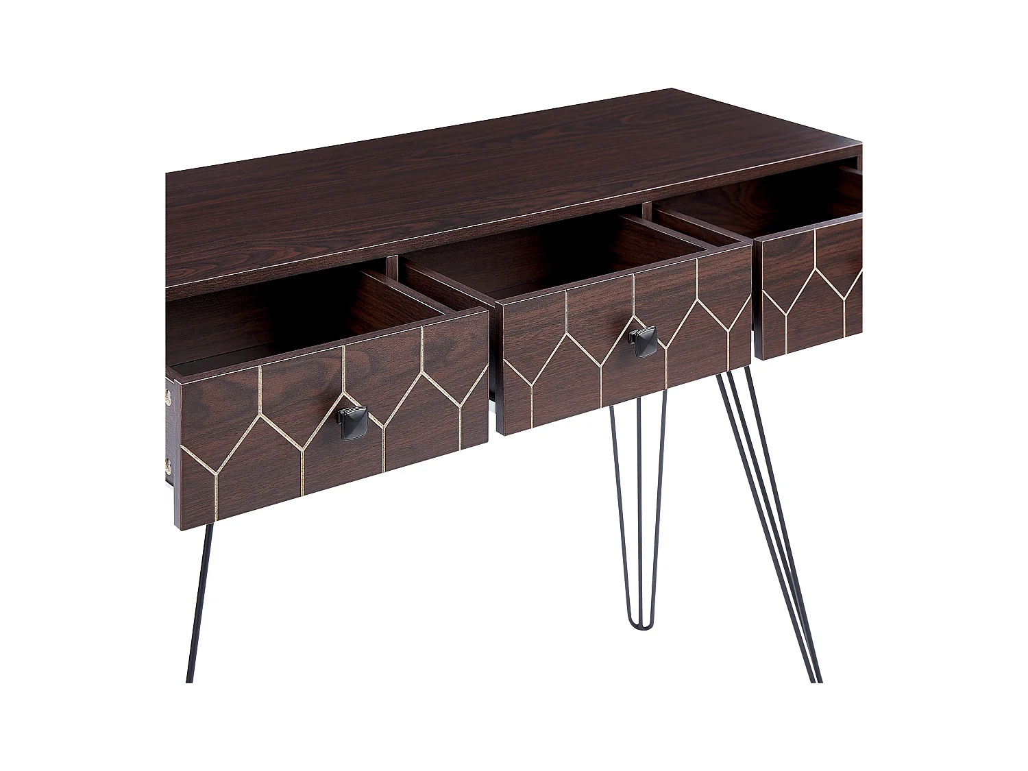 Consola MALSALA Marrón oscuro