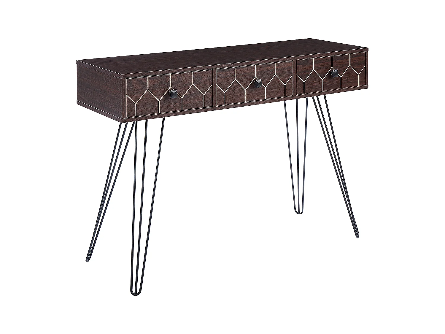 Console MALSALA Marron foncé