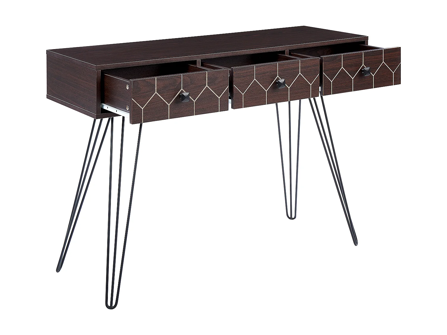 Consoletafel MALSALA Donkerbruin