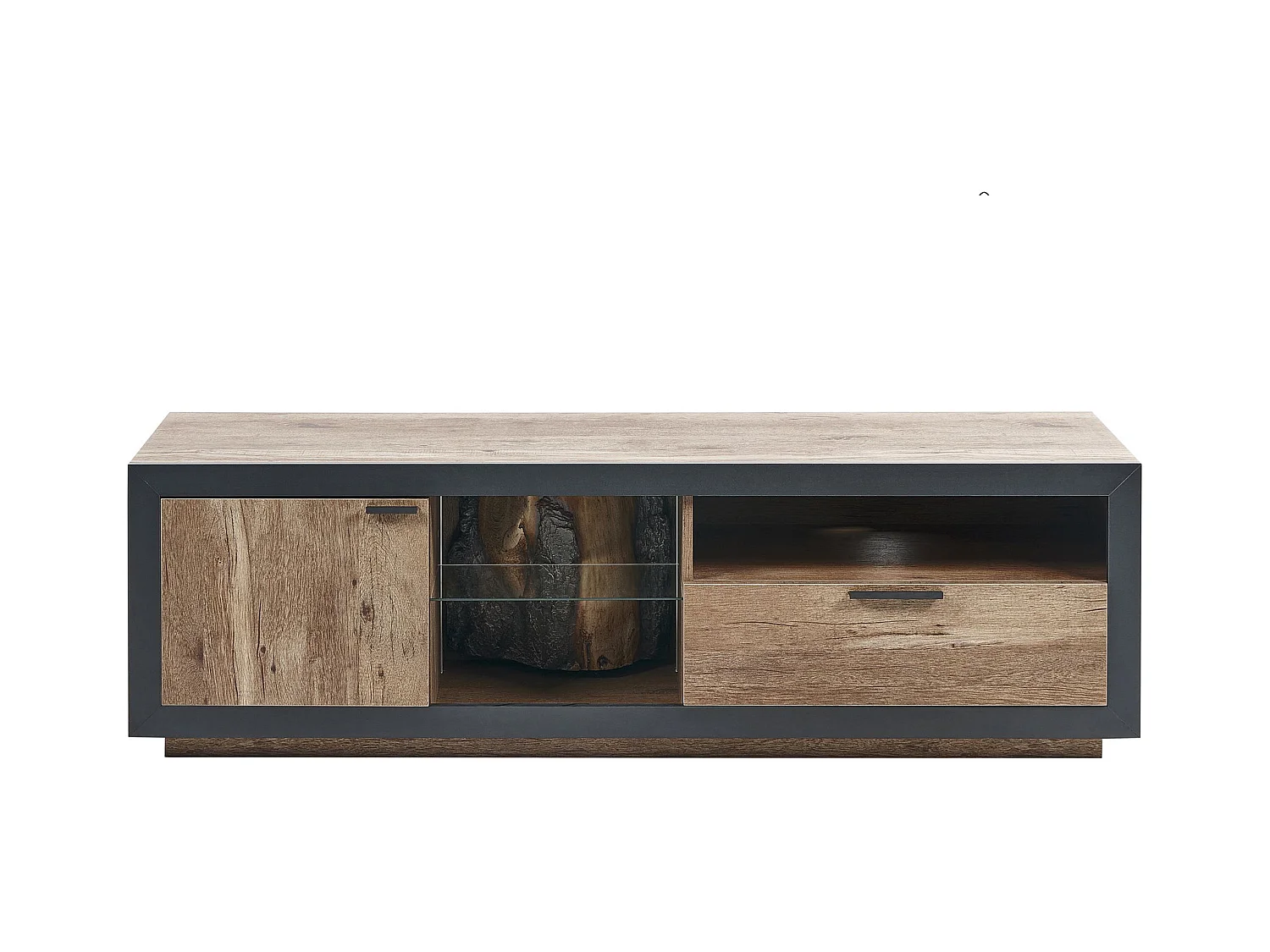 Meuble TV MARANA Marron/noir