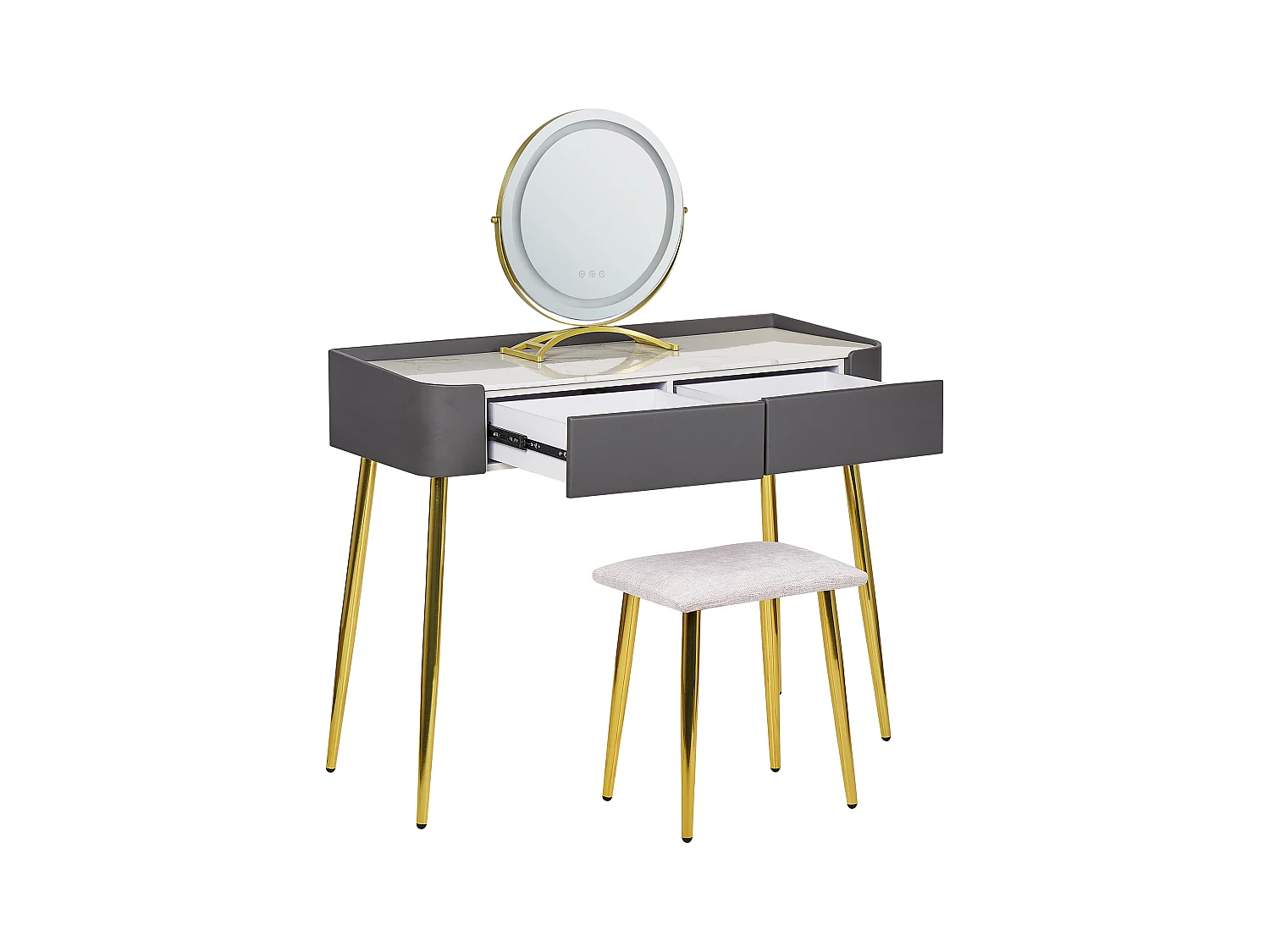 Kaptafel SURIN LED Grijs