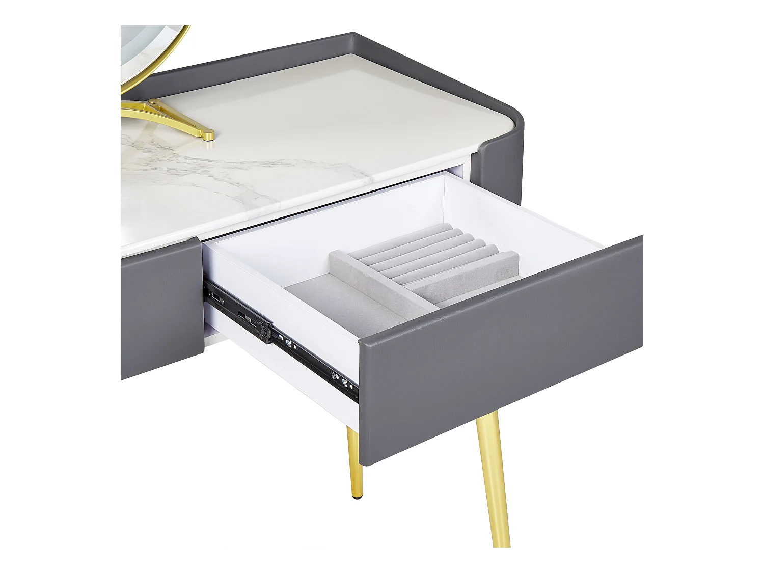 Kaptafel SURIN LED Grijs