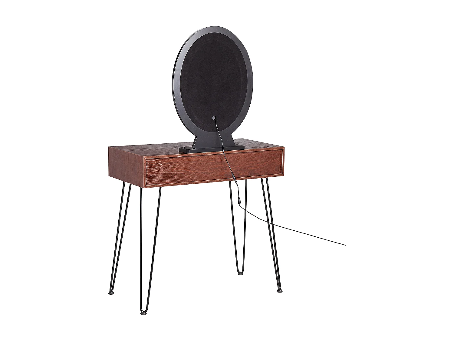 Kaptafel LOIX LED Donkerbruin