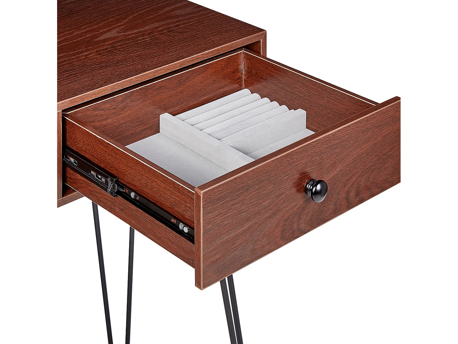 Kaptafel LOIX LED Donkerbruin