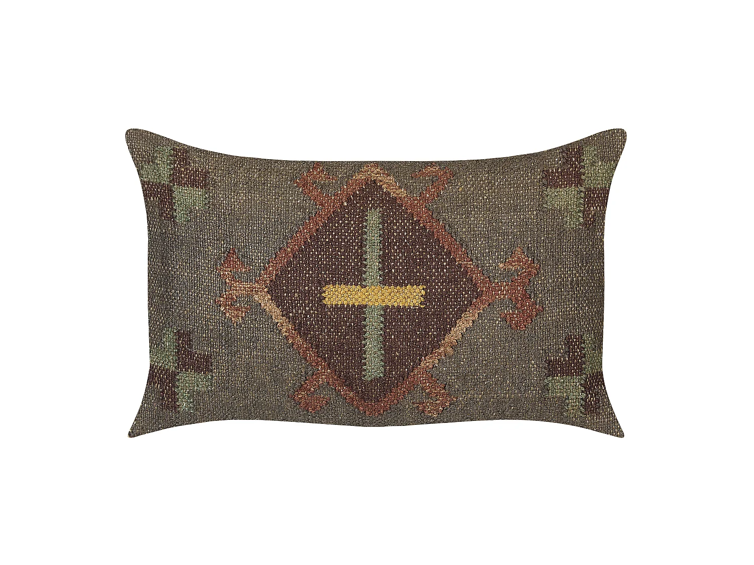 Sierkussen KATORA Jute 30 x 50 cm Groen Oosters patroon