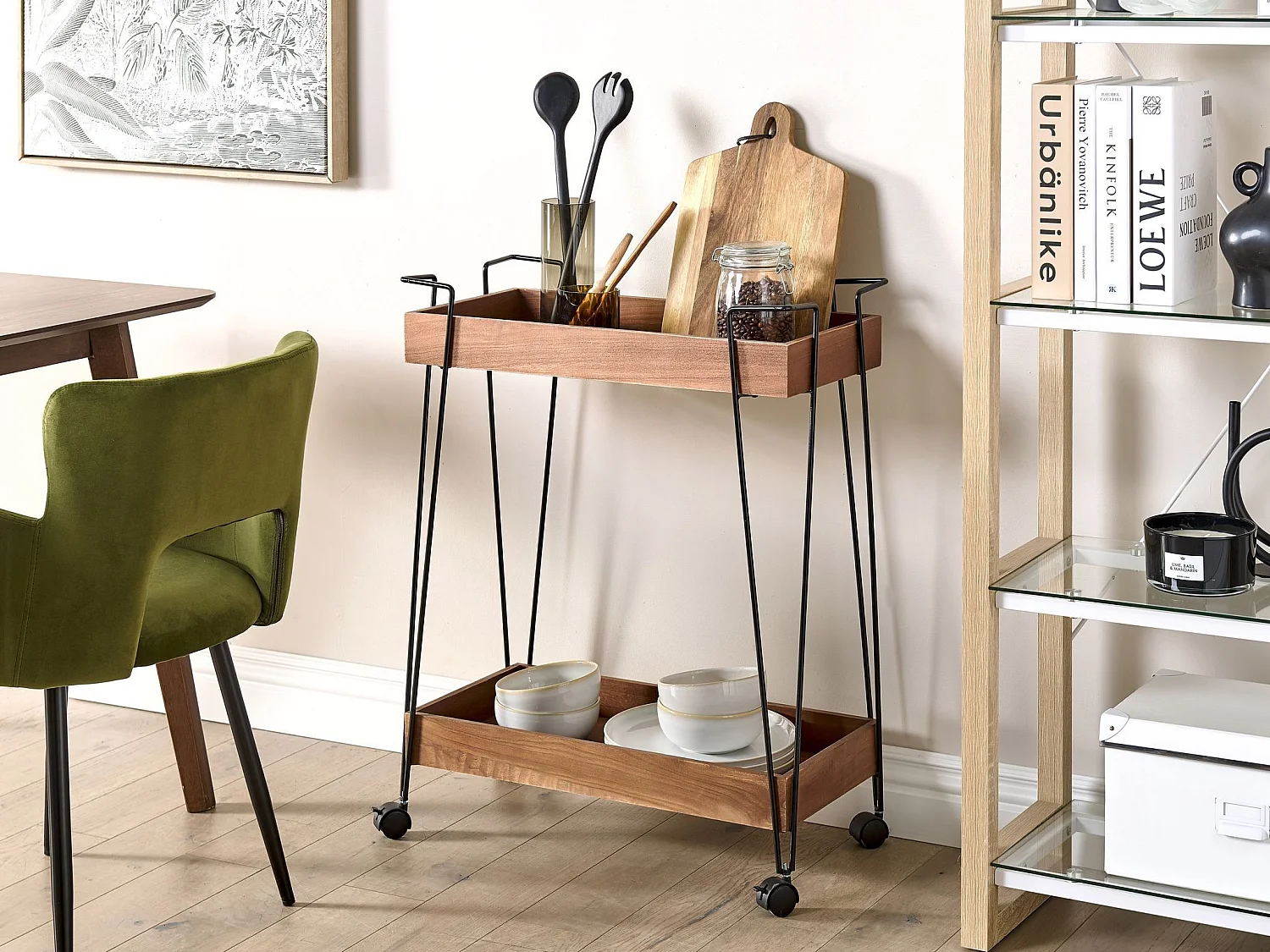 Carrello portavivande BALME Metallo Marrone scuro