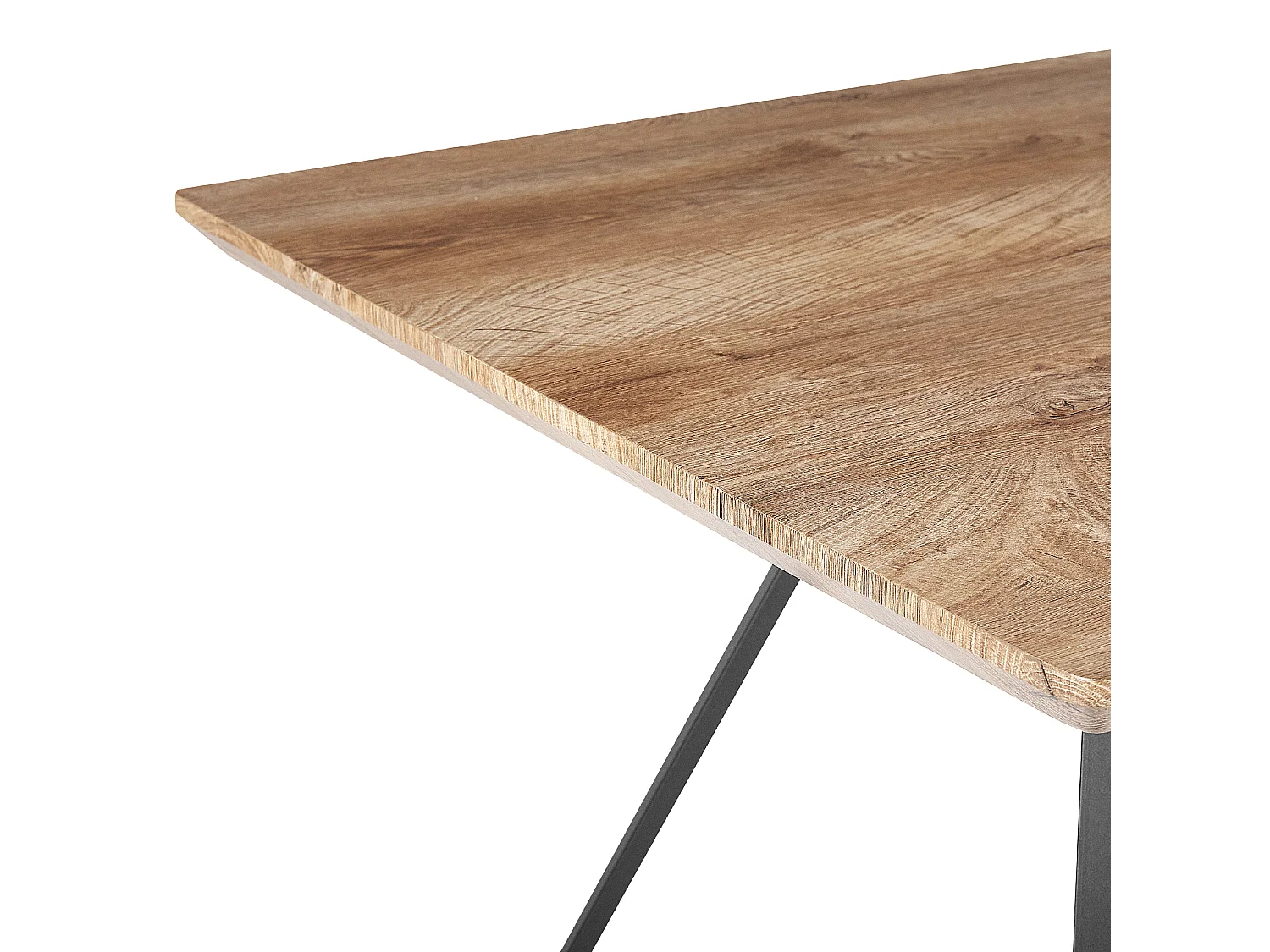 Table de repas UPTON Marron clair 140 cm 80 cm