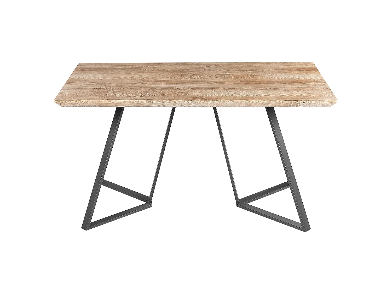Table de repas UPTON Marron clair 140 cm 80 cm