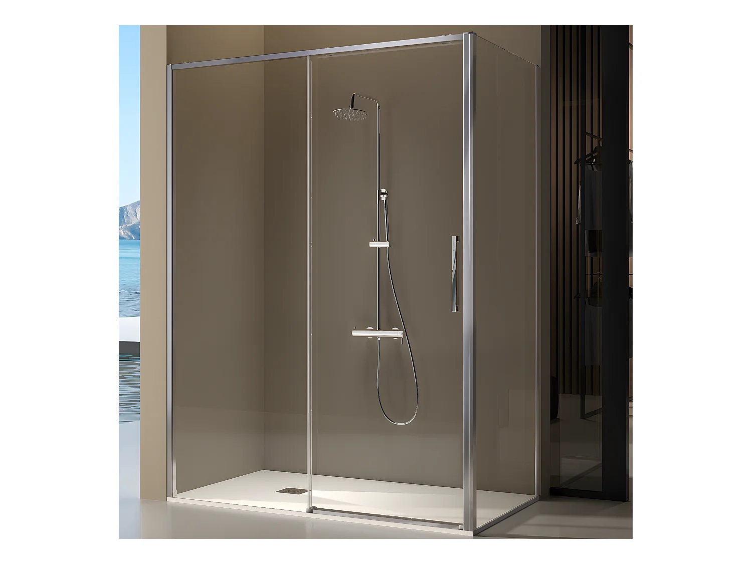 Lateral fijo 66.5-69 cm para DELTA Cromado