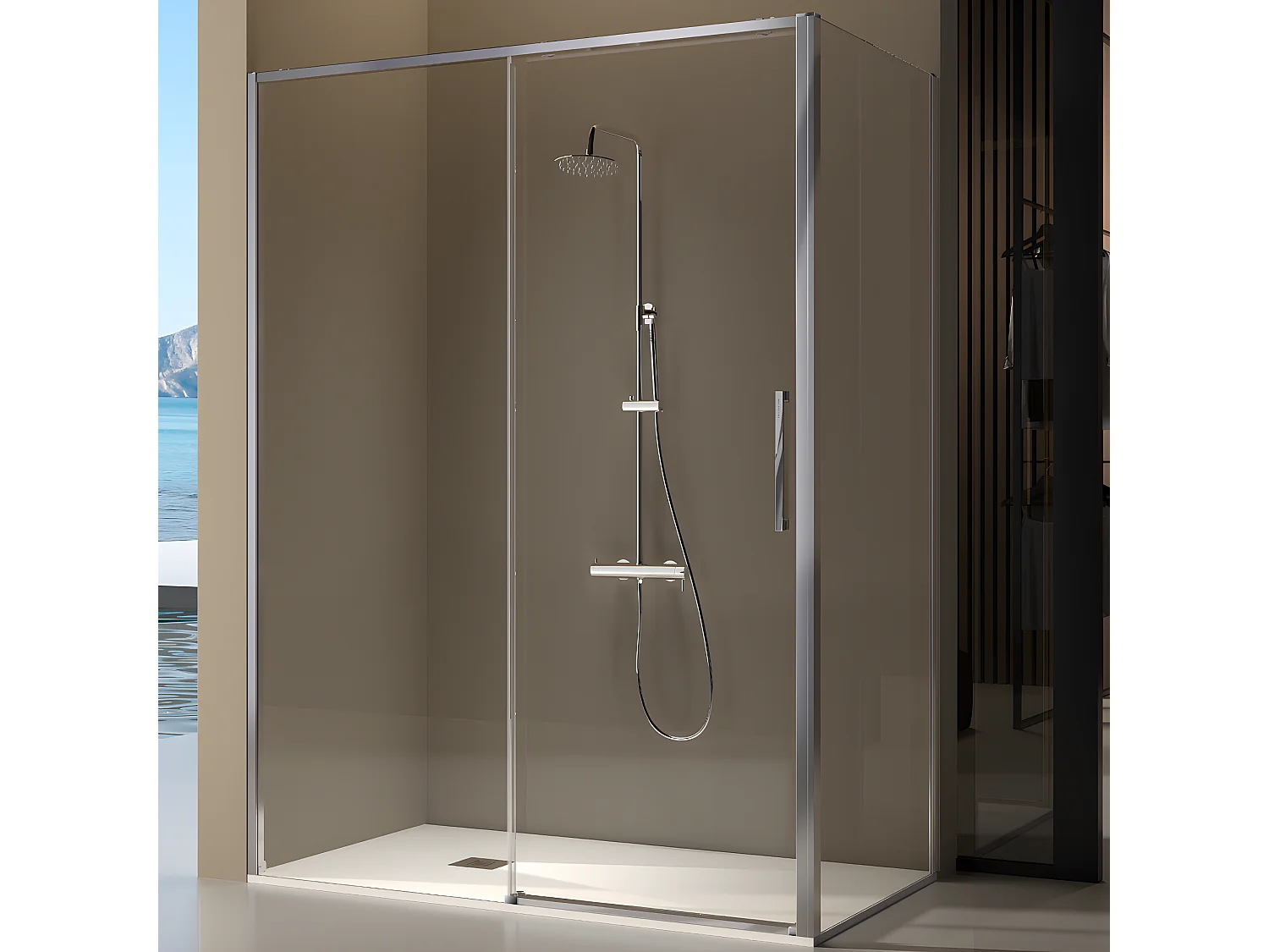 Lateral fijo 76.5-79 cm para DELTA Cromado