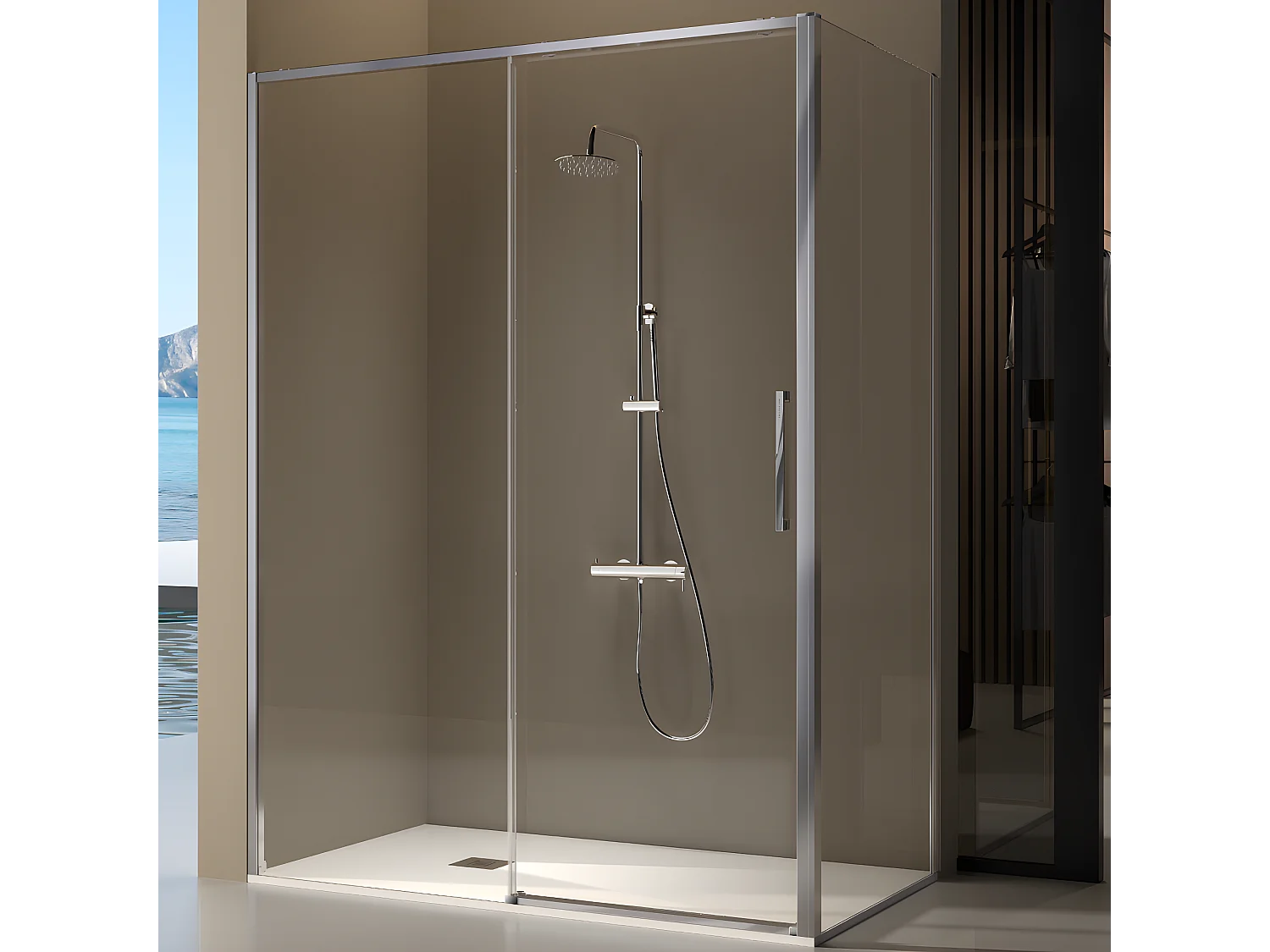 Lateral fijo 76.5-79 cm para DELTA Cromado