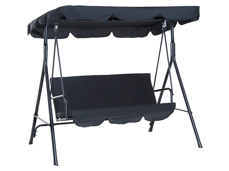 Columpio Balancin de 3 Plazas, KLS-E003. Muebles de Jardin y Terraza