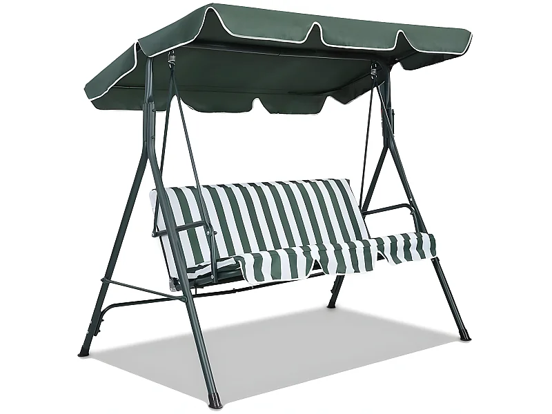 Columpio Balancin de 3 Plazas, KLS-E003. Muebles de Jardin y Terraza