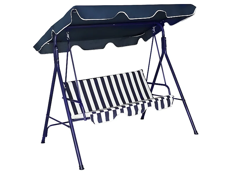 Columpio Balancin de 3 Plazas, KLS-E003. Muebles de Jardin y Terraza