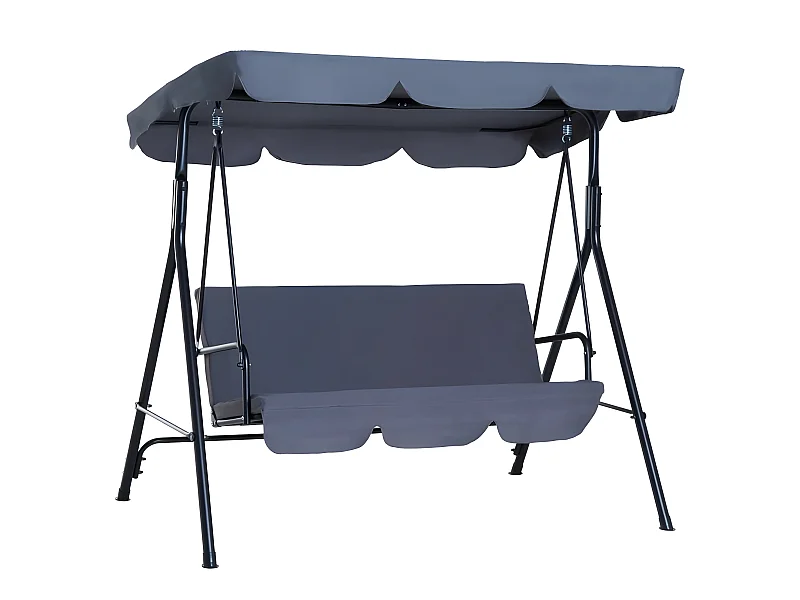 Columpio Balancin de 3 Plazas, KLS-E003. Muebles de Jardin y Terraza