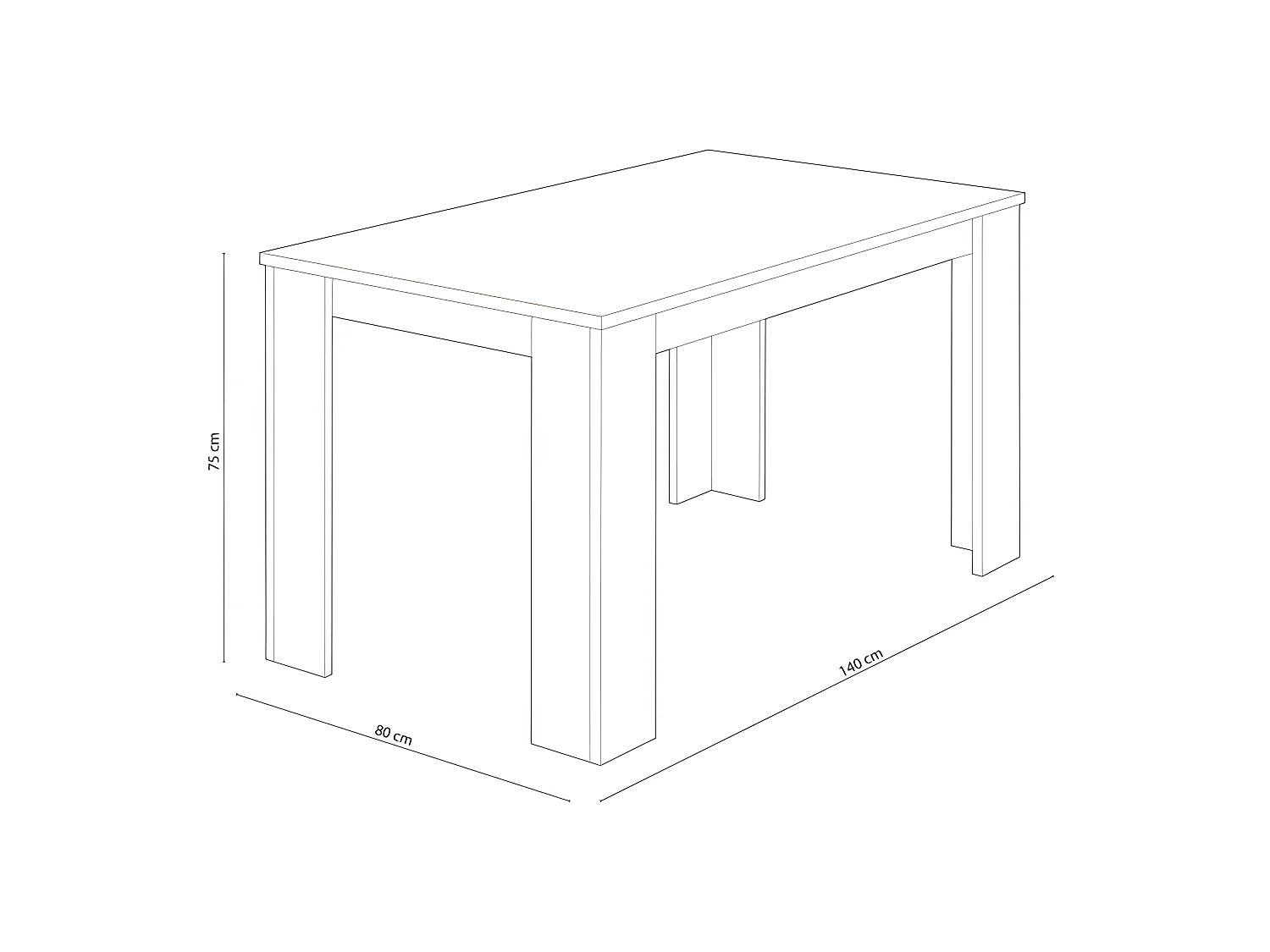 Pack Mesa de Comedor o Cocina admiral + 6 Sillas en Polipiel/metal blanco