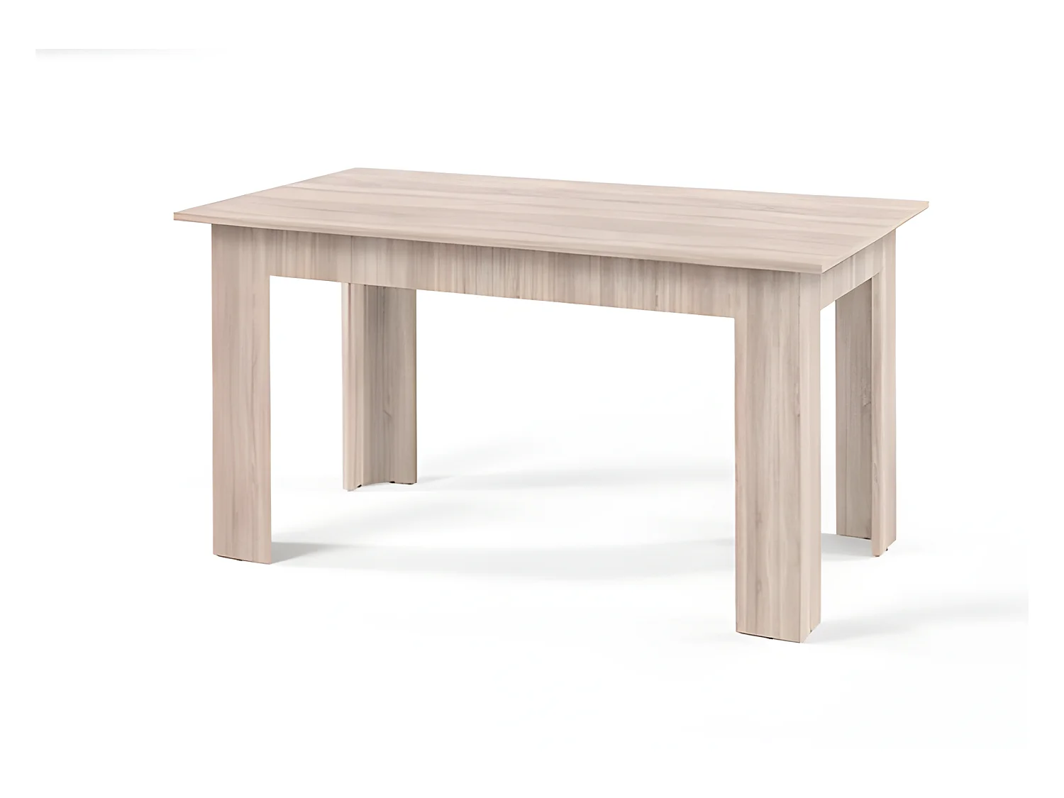 Pack Mesa de Comedor o Cocina + 4 Sillas Admiral + xs-2788 Estilo Nórdico Blancas