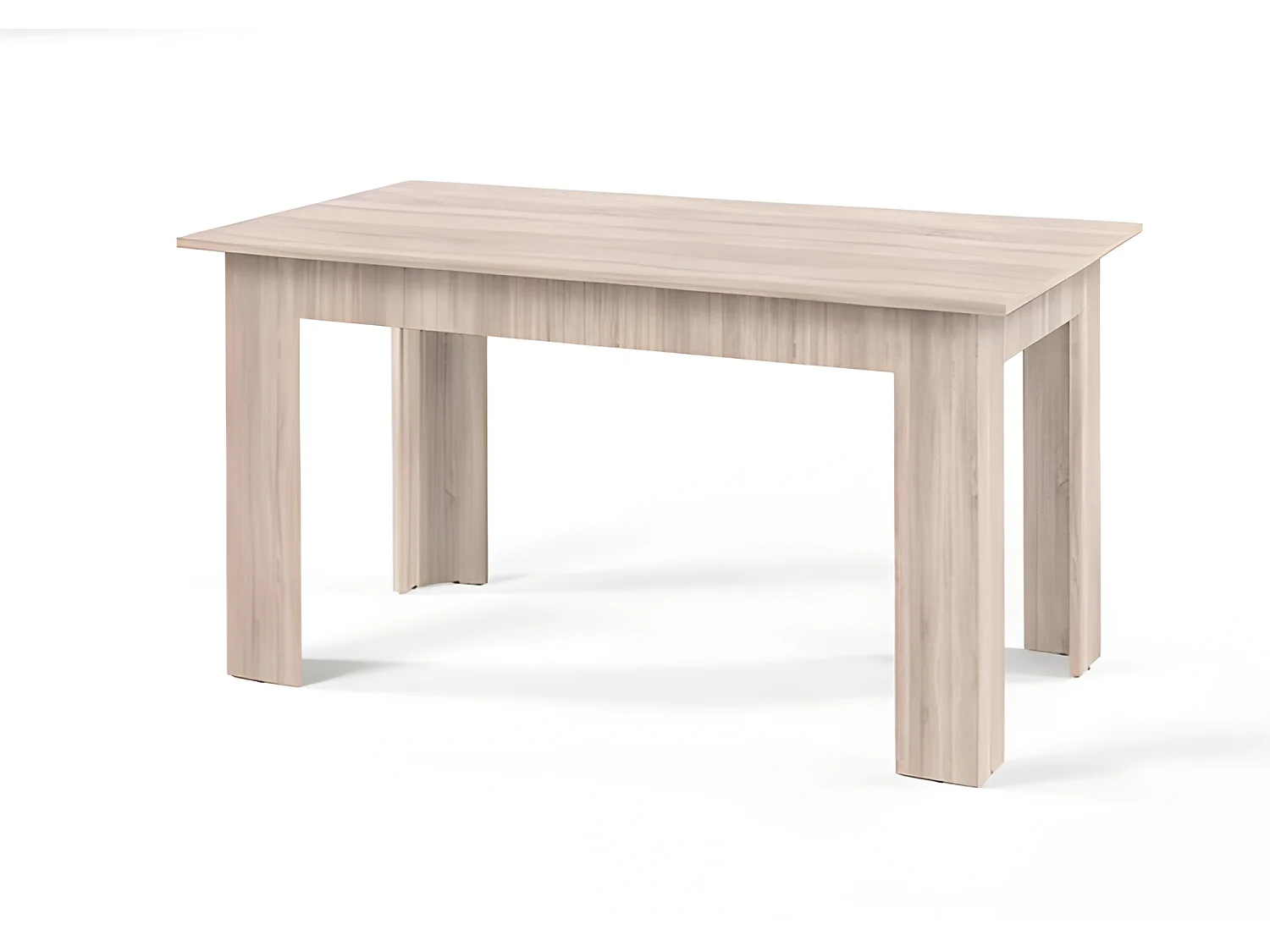 Pack Mesa de Comedor o Cocina + 4 Sillas Admiral + xs-2788 Estilo Nórdico Blancas