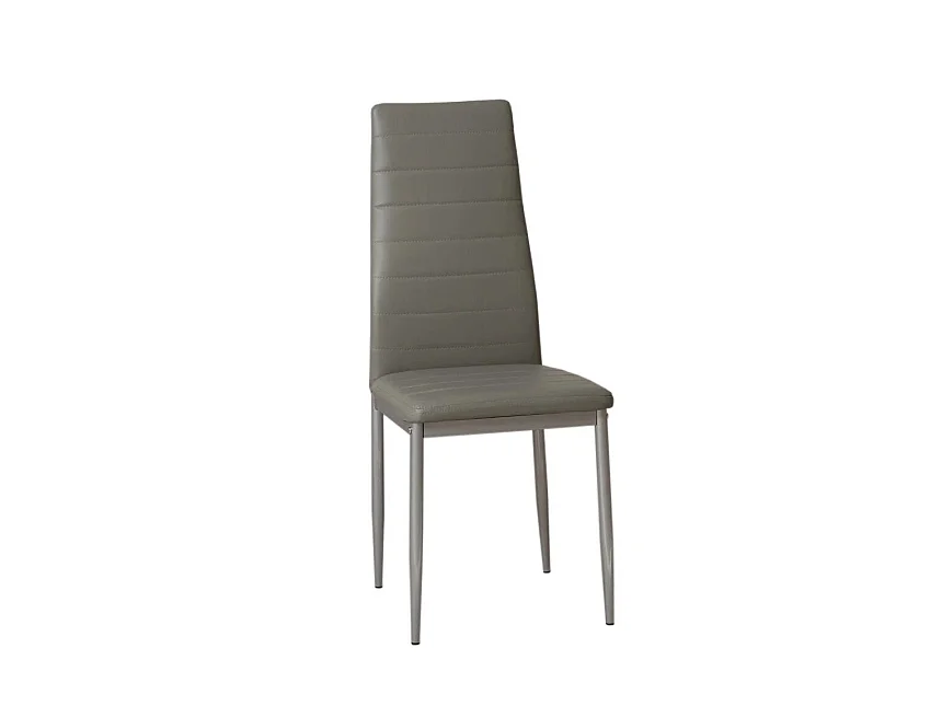 Cadeira de Jantar em Couro Sintético/metal Branco, 6 unidades