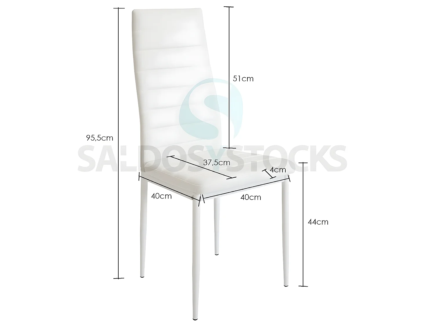 Pack 4 sillas C-05 gris poli piel y estructura metalica de gran calidad le darán vida a cualquier hogar y combinan fácilmente