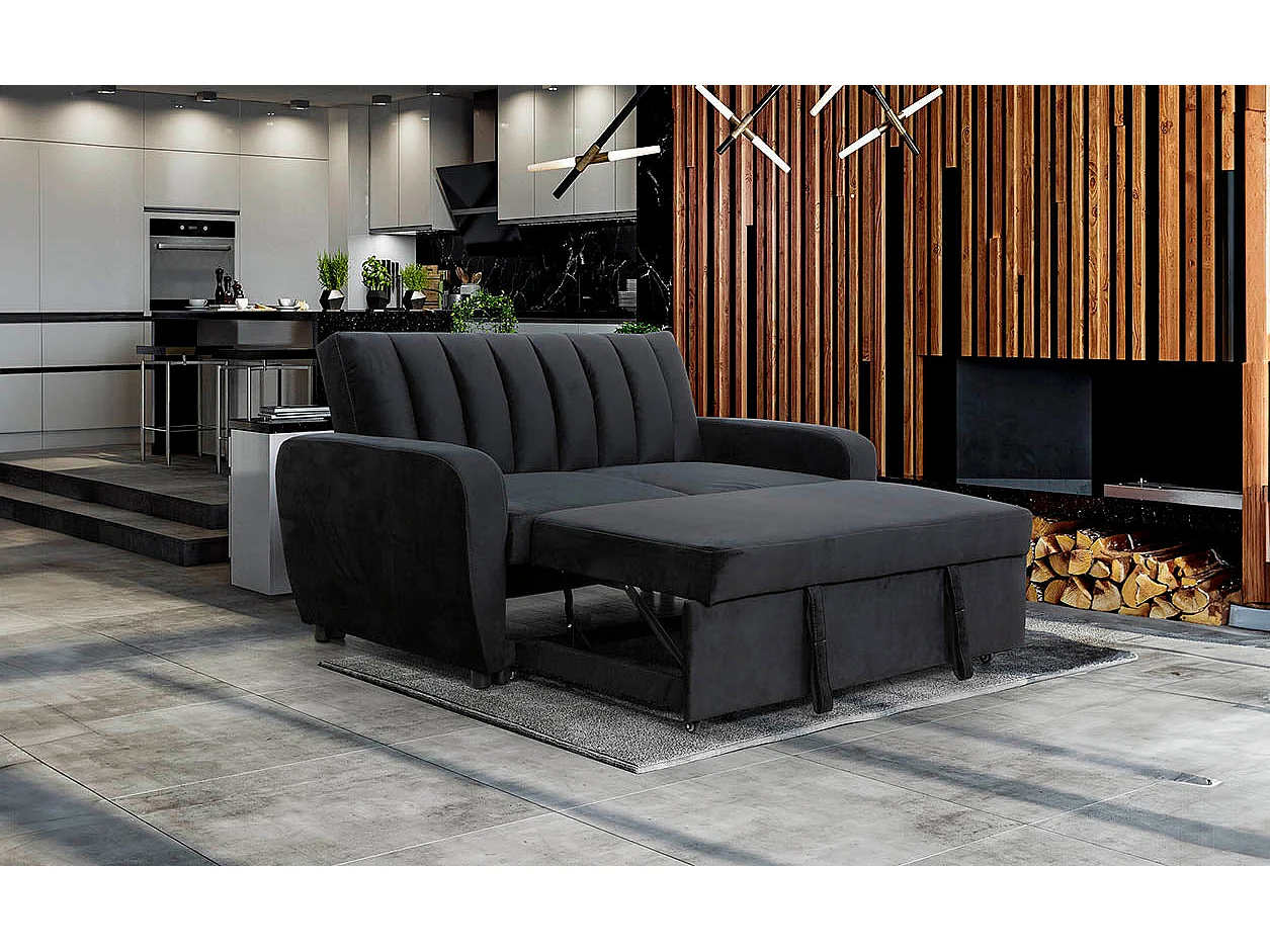 Sofa Cama de Matrimonio Berlin 155cm Gris Oscuro
