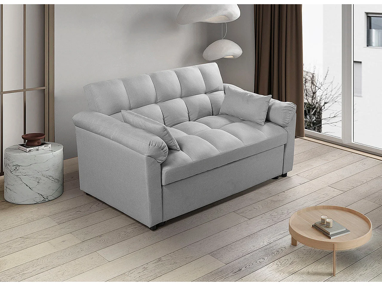 Sofá-Cama de Casal Tokyo 161cm Preto