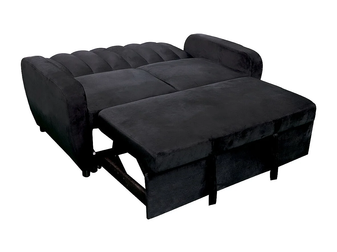 Sofa Cama de Matrimonio Berlin 155cm Negro